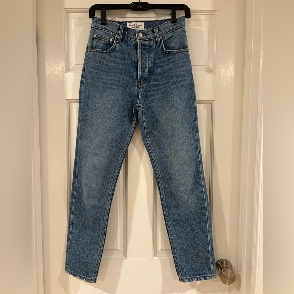 SOLD | Derek Lam Denim High-Rise Straight-Leg Jeans — size 25